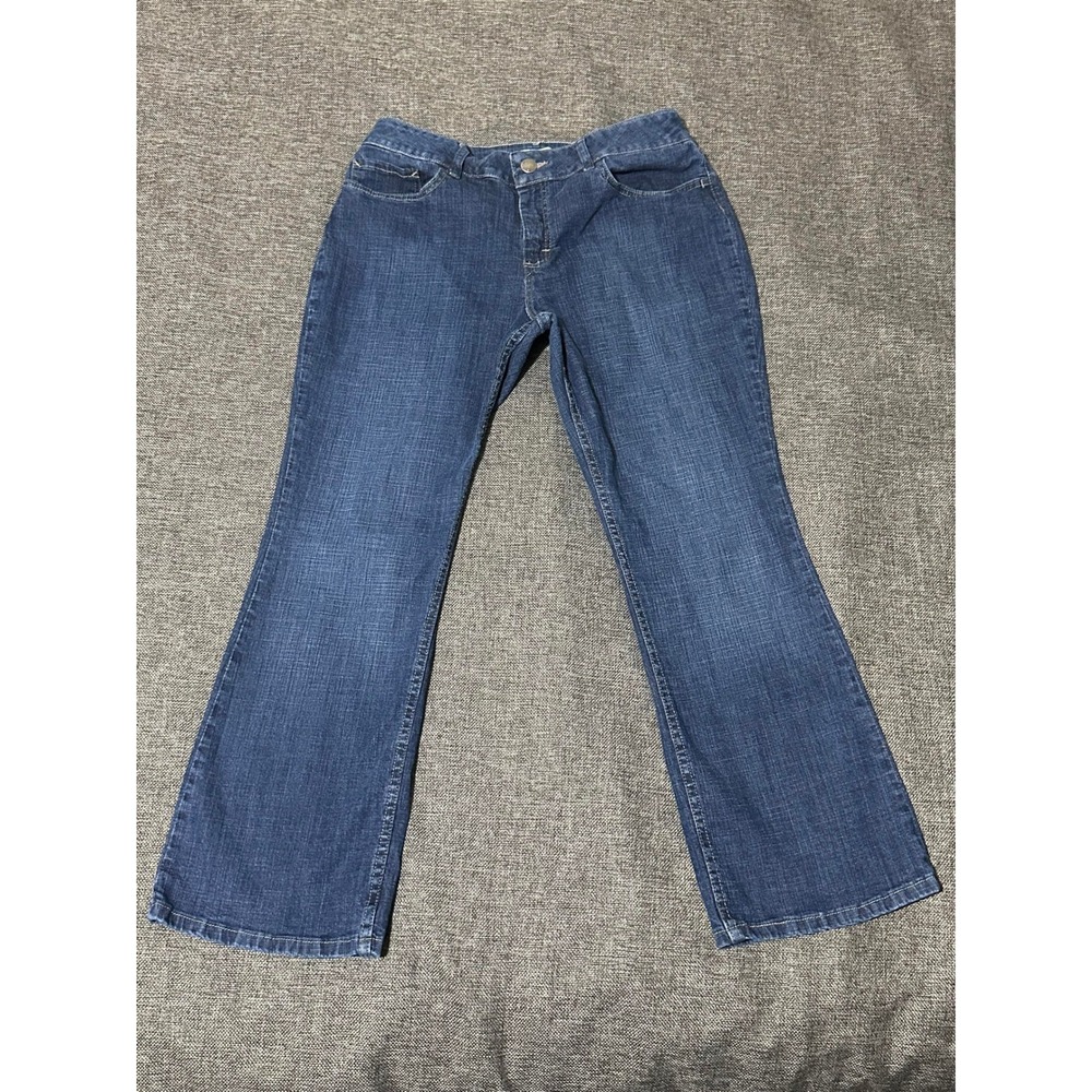 Riders by Lee Women's 16P Bootcut Jeans Mid Rise Blue Denim